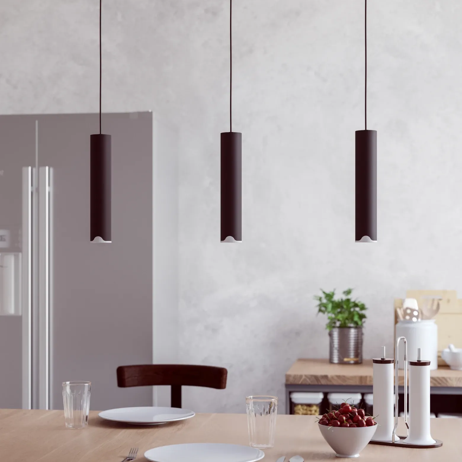 EGLO connect lámpara colgante LED Balamorta-Z, 3 luces, negro