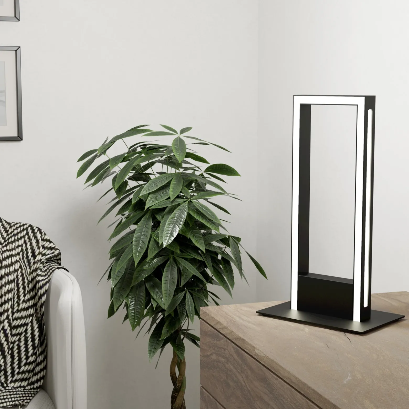 EGLO connect lámpara de mesa LED Savilanas-Z, negro, CCT