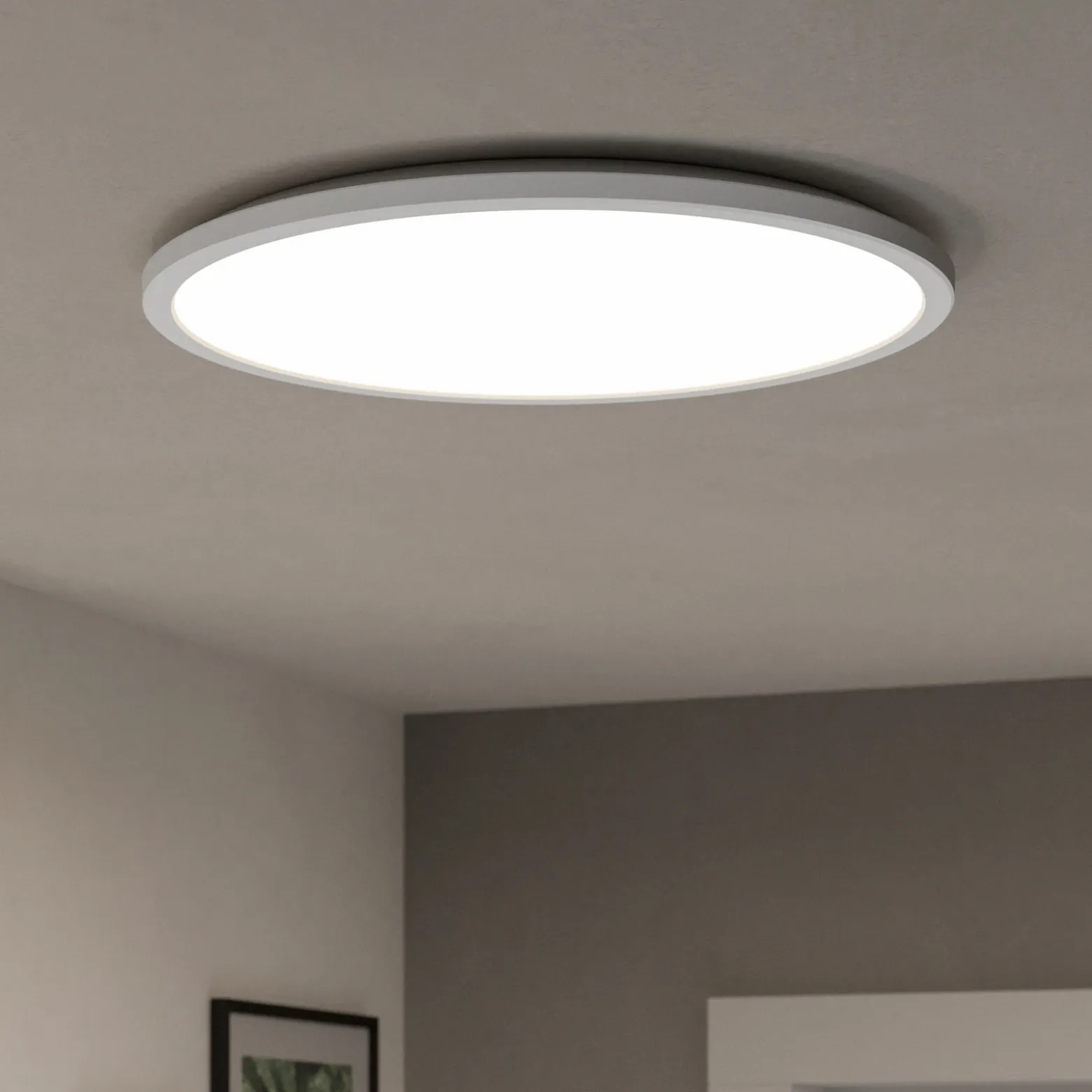 EGLO connect lámpara LED de techo Rovito-Z, blanco, Ø 50 cm