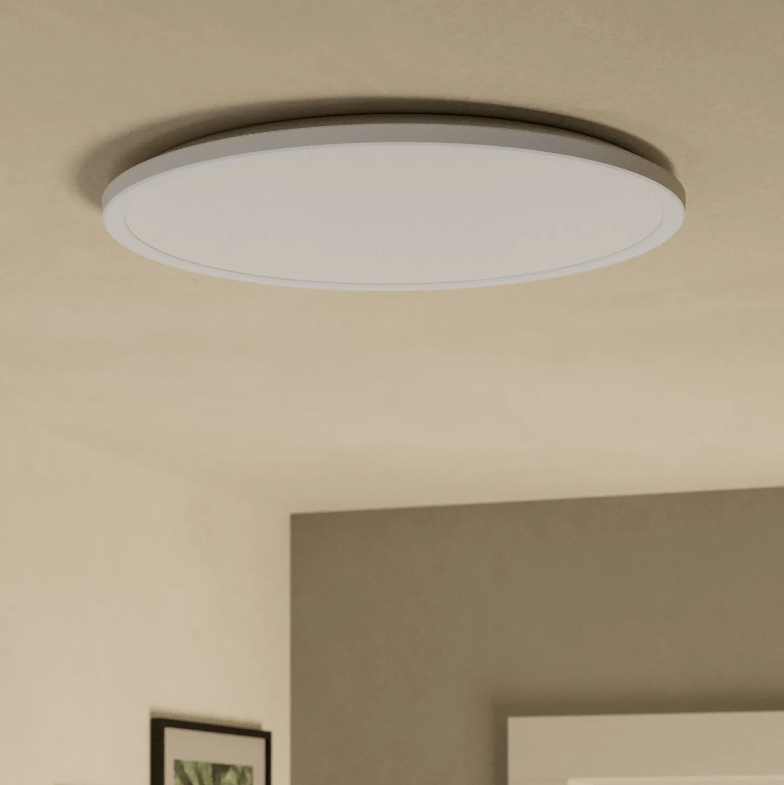 EGLO connect lámpara LED de techo Rovito-Z, blanco, Ø 50 cm