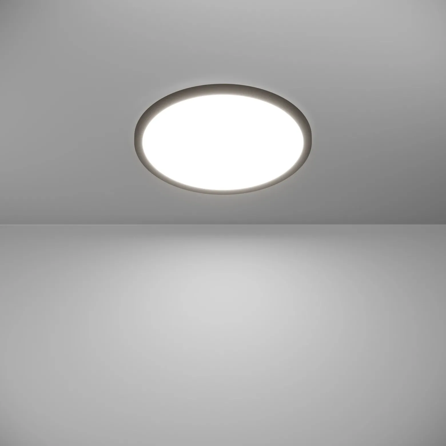 EGLO connect lámpara LED de techo Rovito-Z, negro, Ø 39 cm