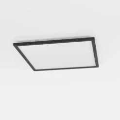 EGLO connect lámpara LED de techo Rovito-Z, negro, 50 x 50 cm