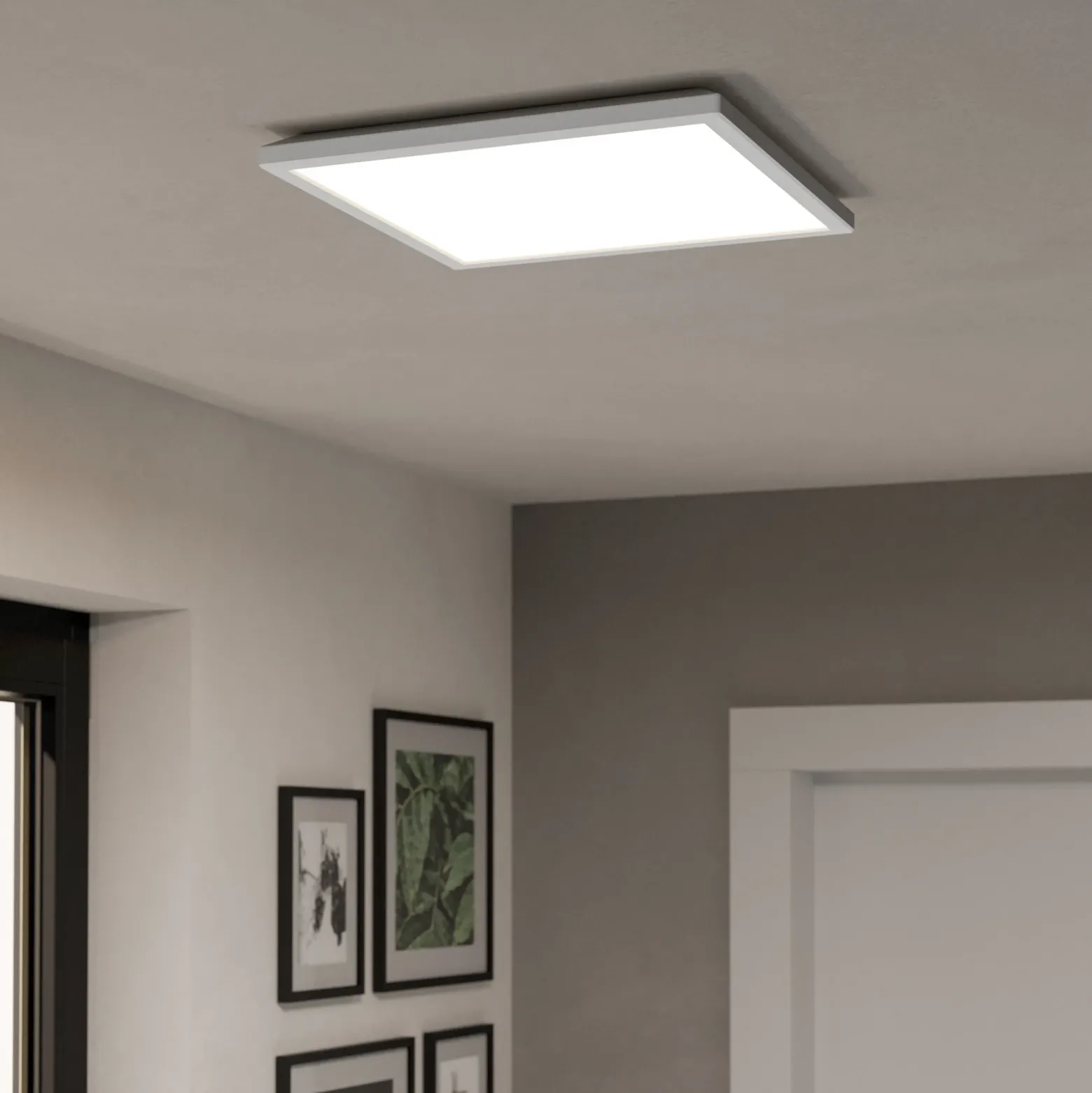 EGLO connect lámpara LED de techo Rovito-Z, blanco, 39 x 39 cm