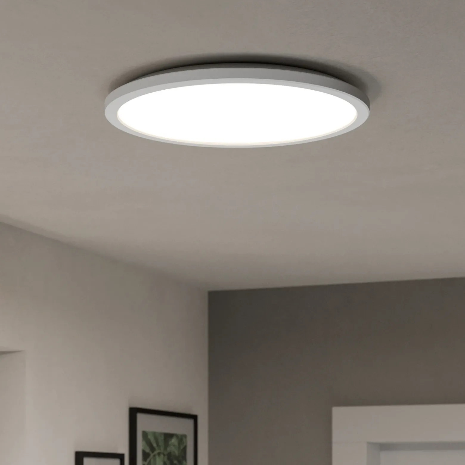 EGLO connect lámpara LED de techo Rovito-Z, blanco, Ø 39 cm