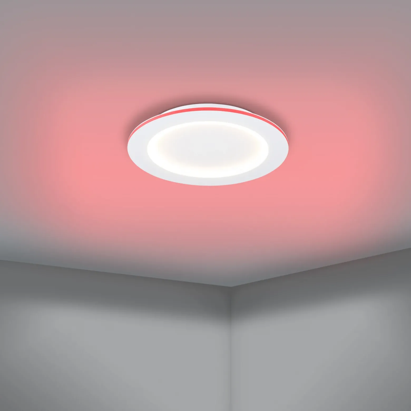 EGLO connect lámpara LED de techo Padrogiano-Z, Ø 45 cm, blanco