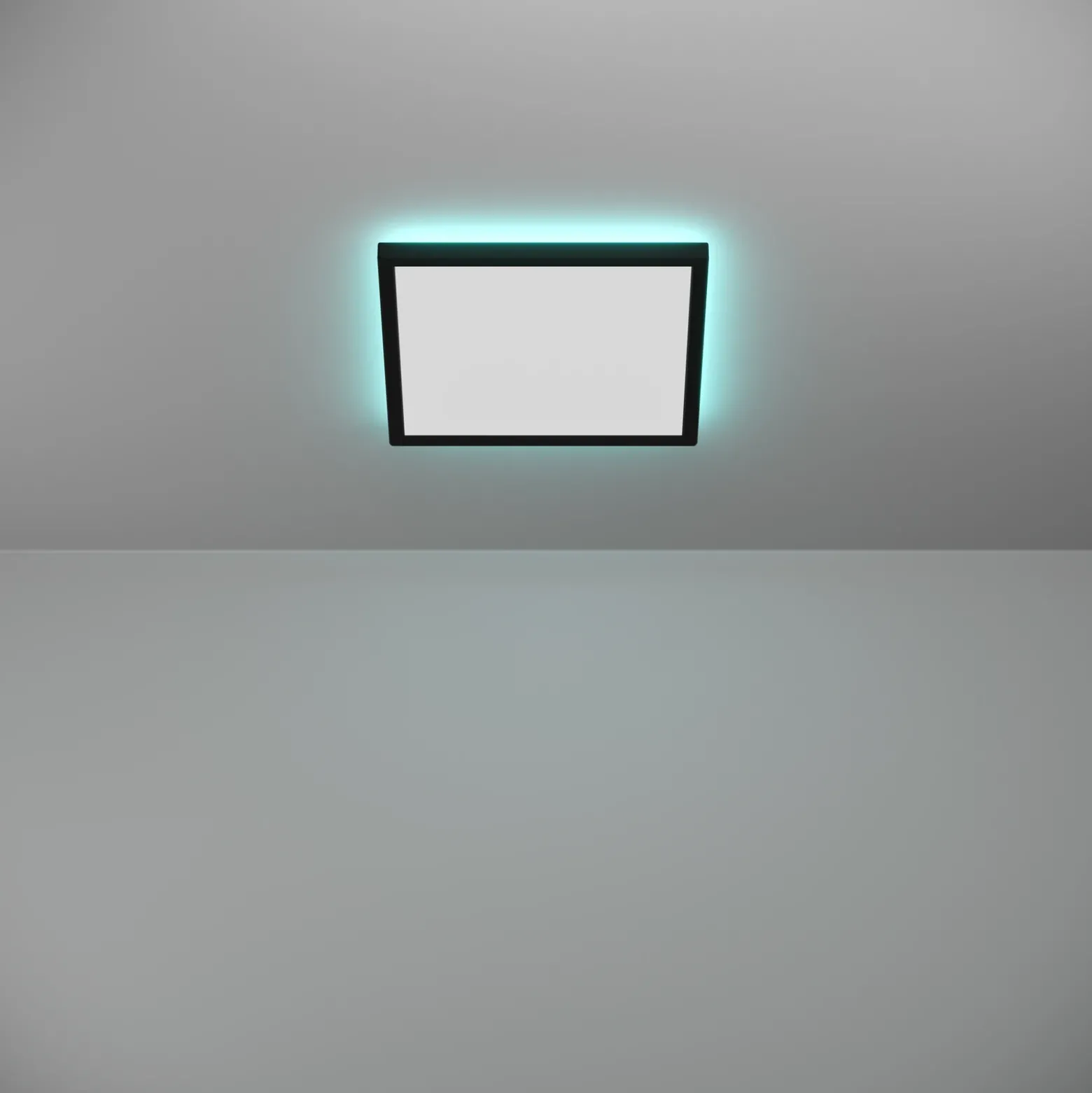 EGLO connect lámpara LED de techo Rovito-Z, negro, 29 x 29 cm
