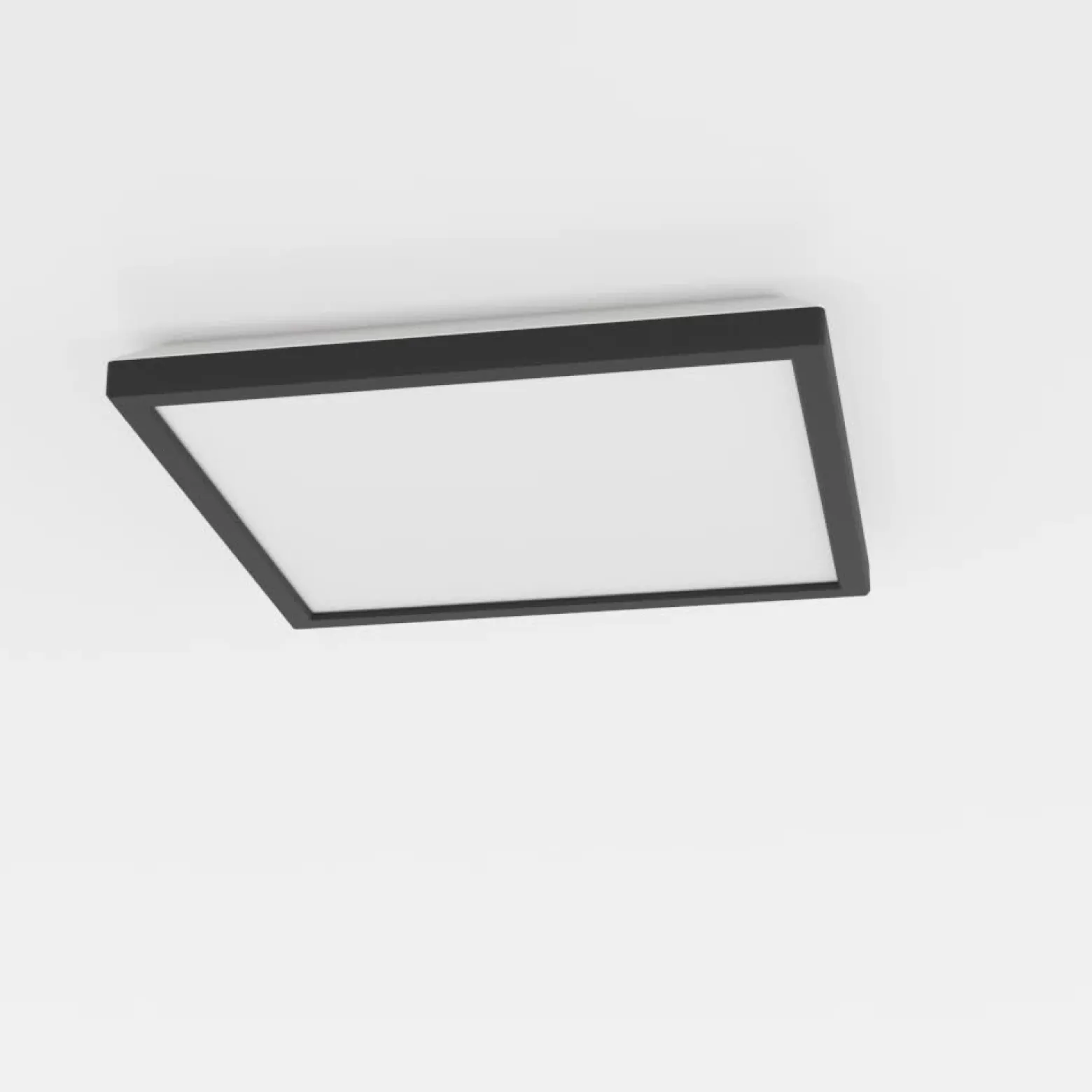 EGLO connect lámpara LED de techo Rovito-Z, negro, 29 x 29 cm