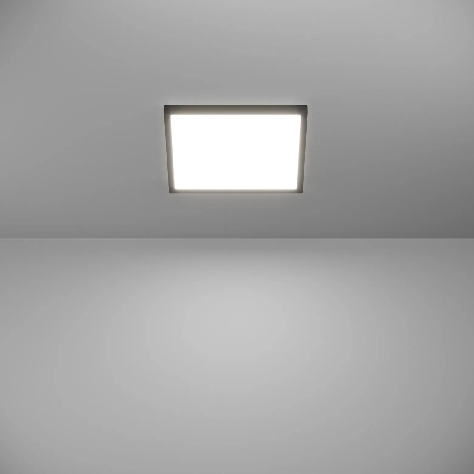EGLO connect lámpara LED de techo Rovito-Z, negro, 29 x 29 cm
