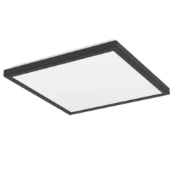 EGLO connect lámpara LED de techo Rovito-Z, negro, 29 x 29 cm