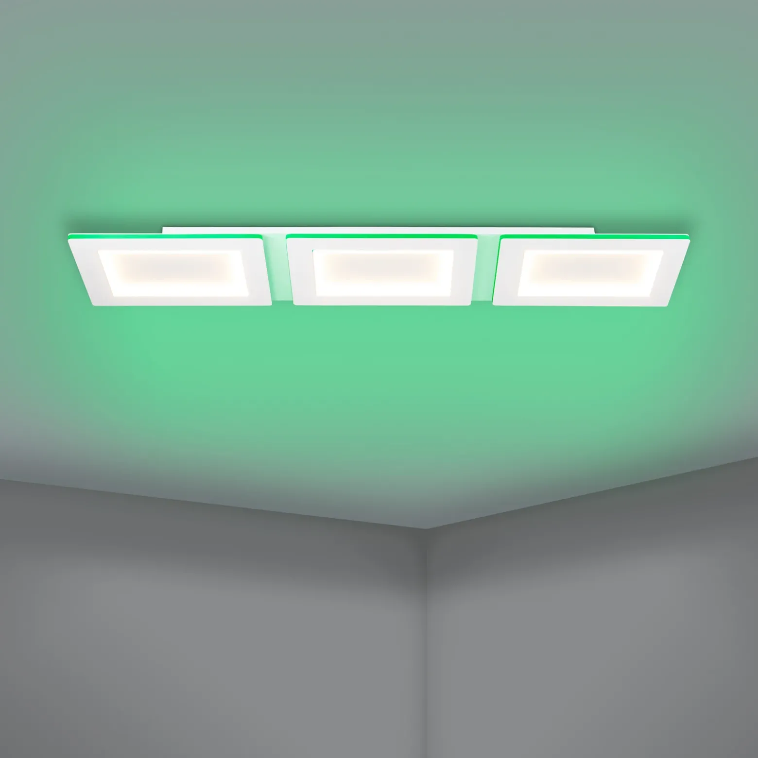 EGLO connect lámpara LED de techo Padrogiano-Z de 3 luces, 120 x 30 cm