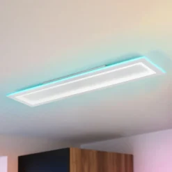 EGLO connect lámpara LED de techo Padrogiano-Z de 1 luz, 120 x 30 cm