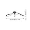 EGLO connect plafón LED Calarossa-Z, negro, aluminio