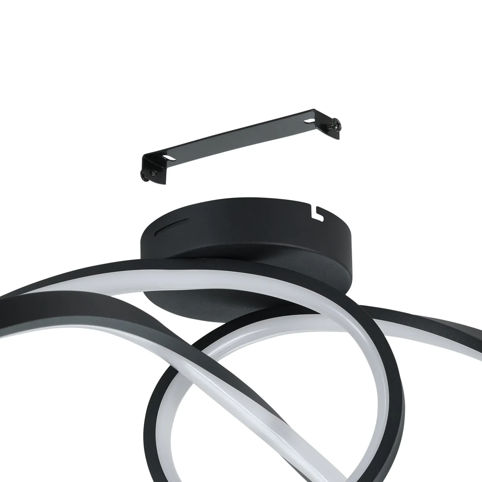 EGLO connect plafón LED Calarossa-Z, negro, aluminio