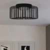 EGLO connect plafón LED Ginestrone-Z, negro, aluminio