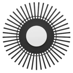 EGLO connect plafón LED Ginestrone-Z, negro, aluminio