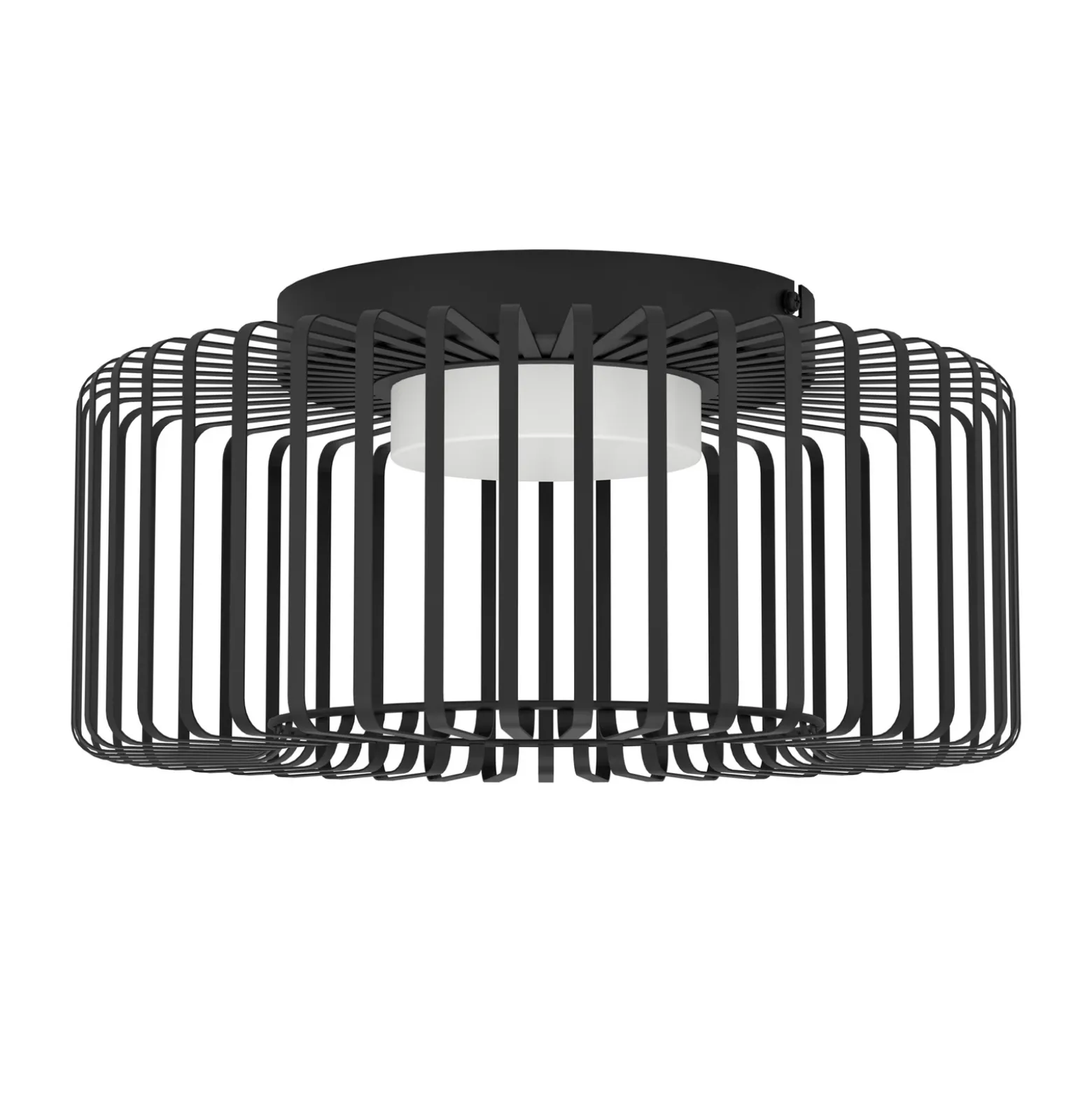 EGLO connect plafón LED Ginestrone-Z, negro, aluminio