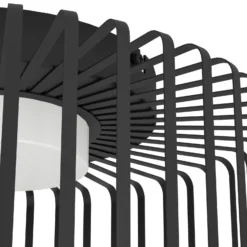 EGLO connect plafón LED Ginestrone-Z, negro, aluminio