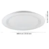 EGLO connect plafón LED Padrogiano-Z, Ø 60 cm, blanco