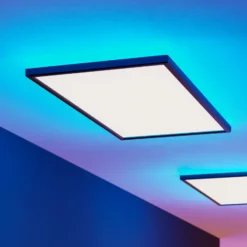 EGLO connect plafón LED Rovito-Z, negro, 57 x 30 cm