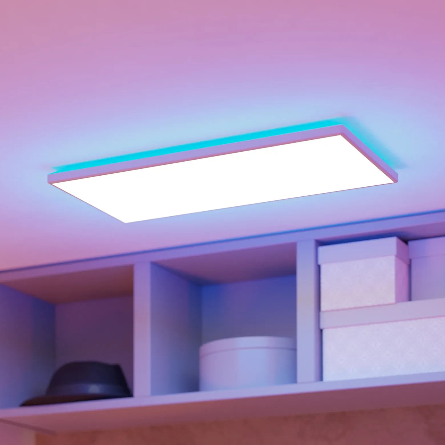 EGLO connect plafón LED Rovito-Z, blanco, 57 x 30 cm