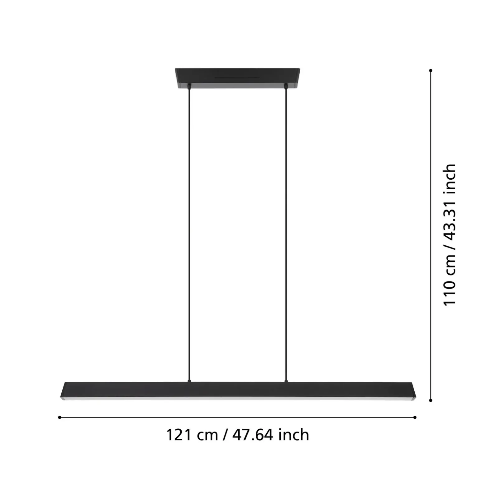 EGLO connect Simolaris-Z colgante LED, 122cm