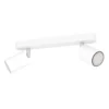 EGLO connect Smart Foco Adfira-Z, blanco, 2 luces, acero
