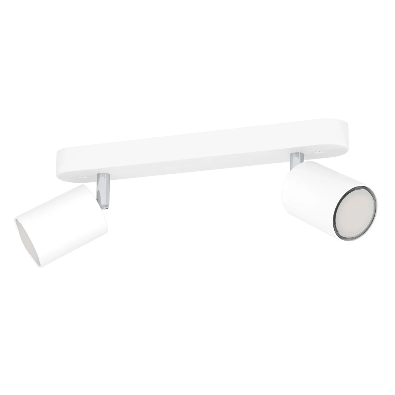 EGLO connect Smart Foco Adfira-Z, blanco, 2 luces, acero
