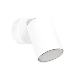 EGLO connect Smart Spot Adfira-Z, blanco, 1 luz, acero