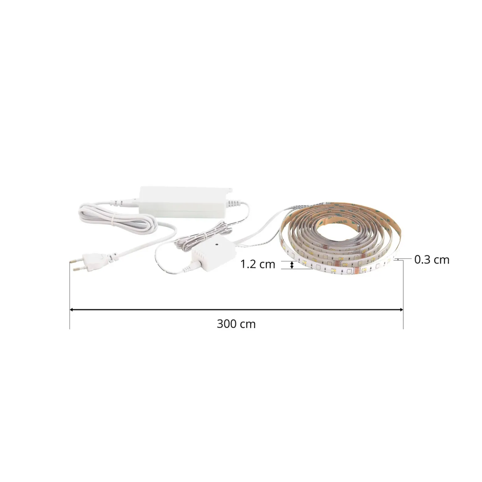 EGLO connect Stripe-C tira LED, RGBW 300 cm