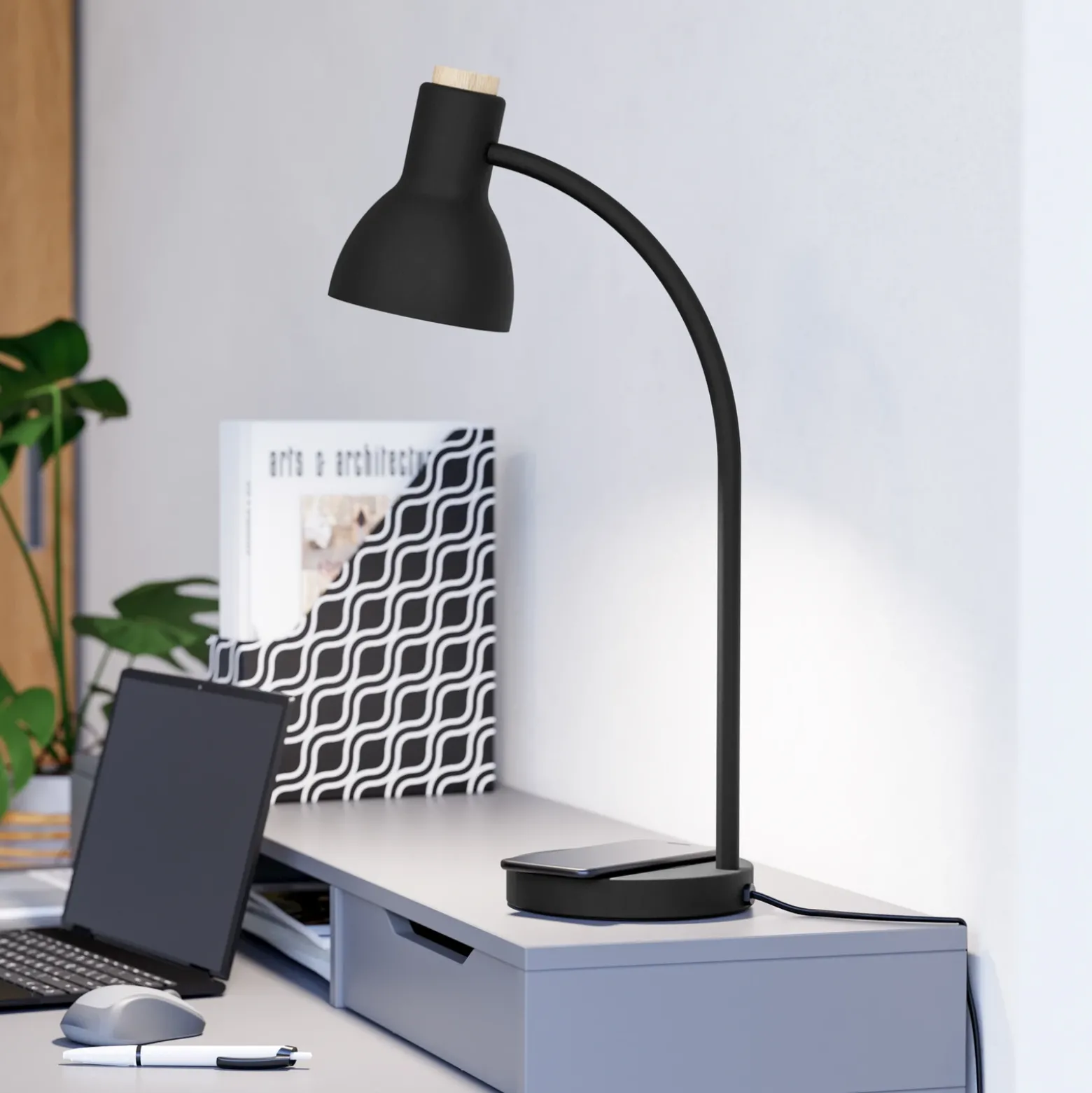 EGLO Veradal-QI lámpara de mesa LED dimmer táctil