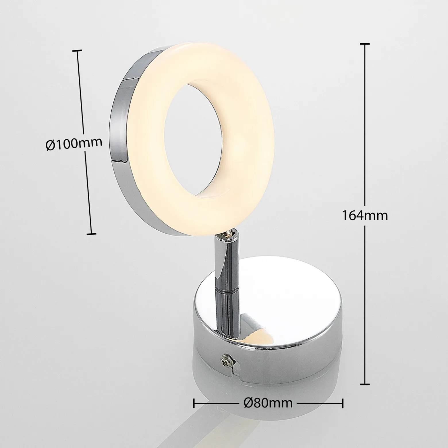 ELC Tioklia foco LED cromado, 1 foco