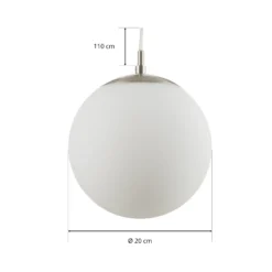Elegante lámpara colgante Rondo de 20 cm