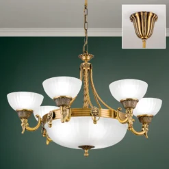 Elegante lámpara de araña NOAM - 75 cm