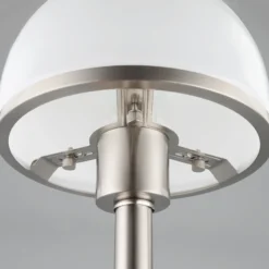 Elegante lámpara de mesa Jolie pantalla de vidrio