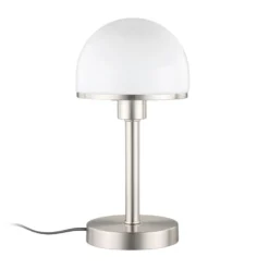 Elegante lámpara de mesa Jolie pantalla de vidrio