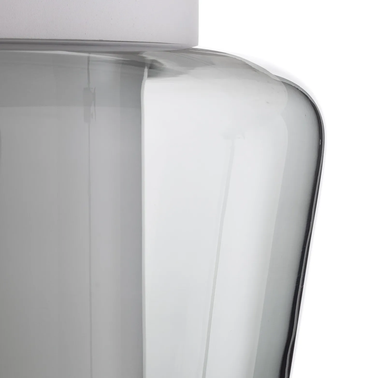 Elegante lámpara de techo Canio con cristal doble