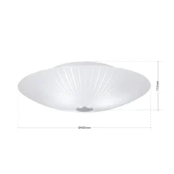 Elegante plafón VINDIRAl, 40 cm