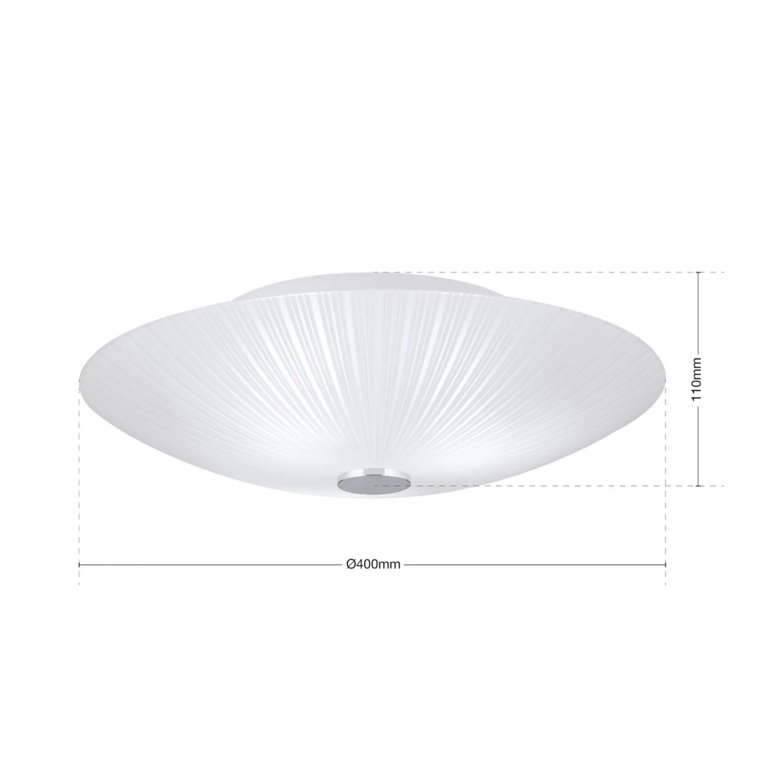 Elegante plafón VINDIRAl, 40 cm