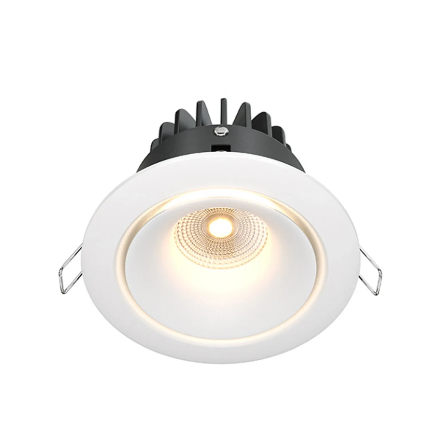 Empotrable Maytoni Yin LED, IP20, 3000K, triac, blanco