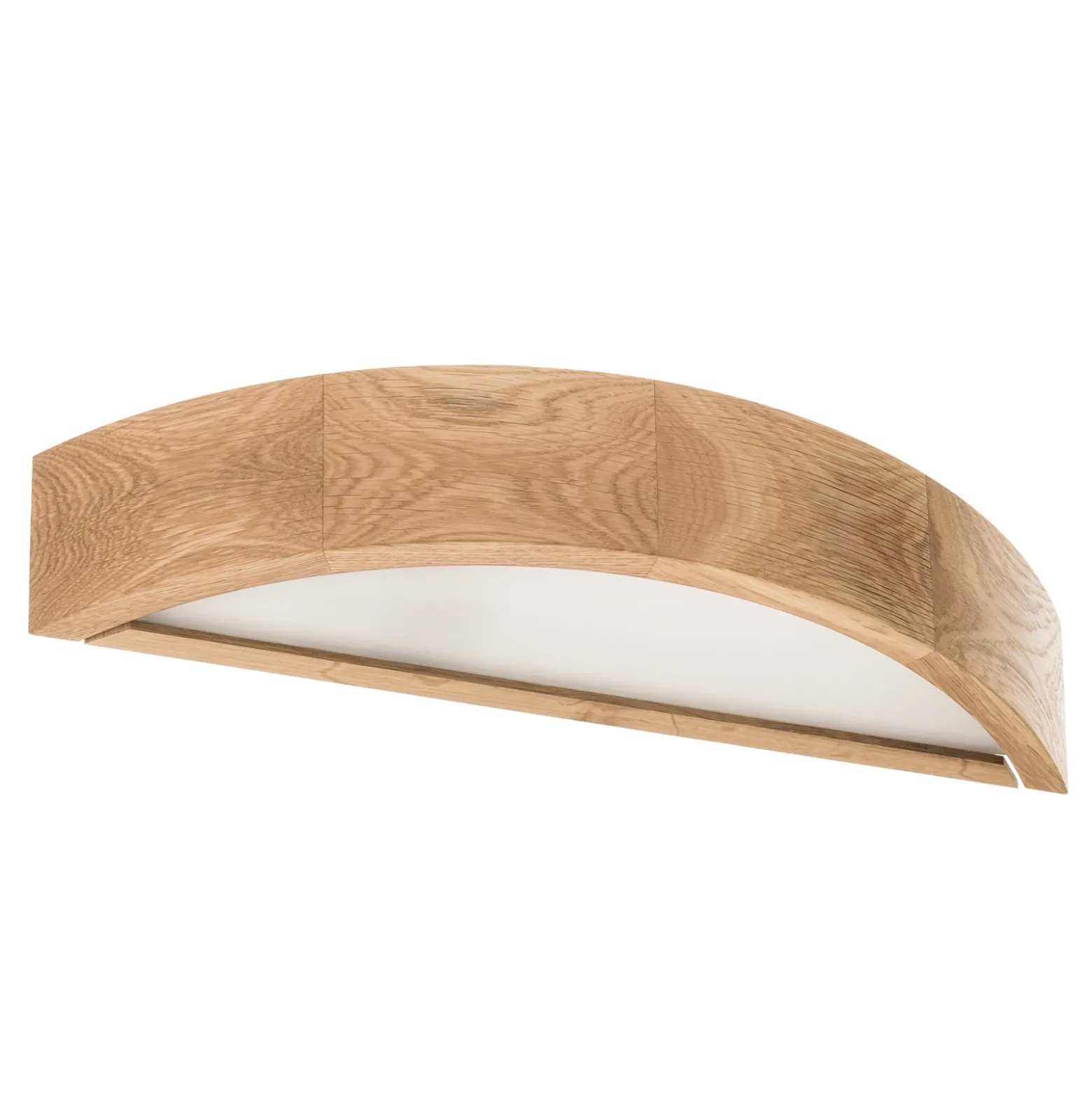Envostar Aplique de pared Kerio, ancho 40,5 cm, madera de roble