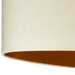 Envostar lámpara colgante Idun beige claro 80 cm material natural vegano