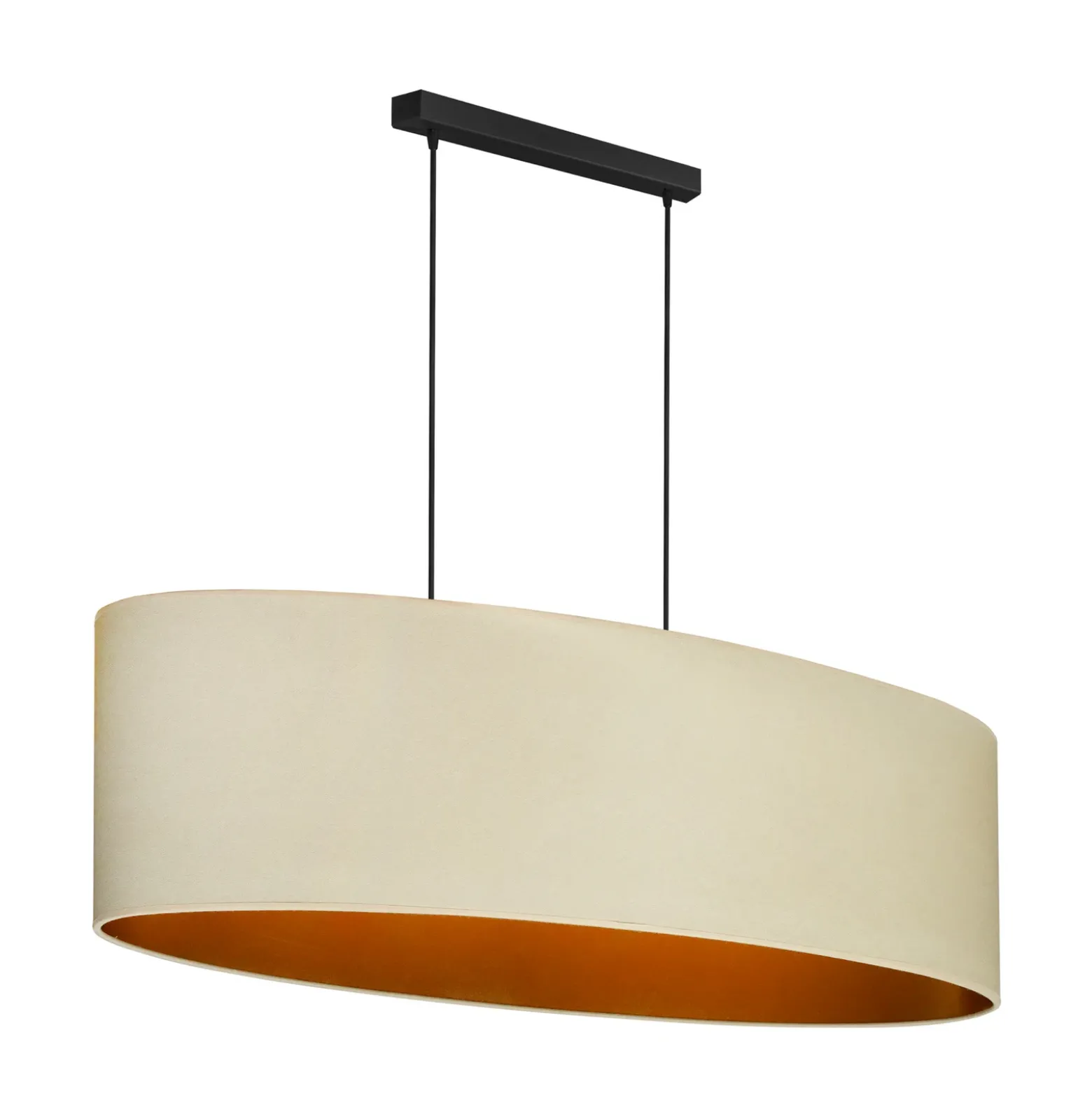 Envostar lámpara colgante Idun beige claro 80 cm material natural vegano