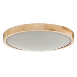 Envostar Zeus lámpara de techo de madera, pino, Ø 47 cm