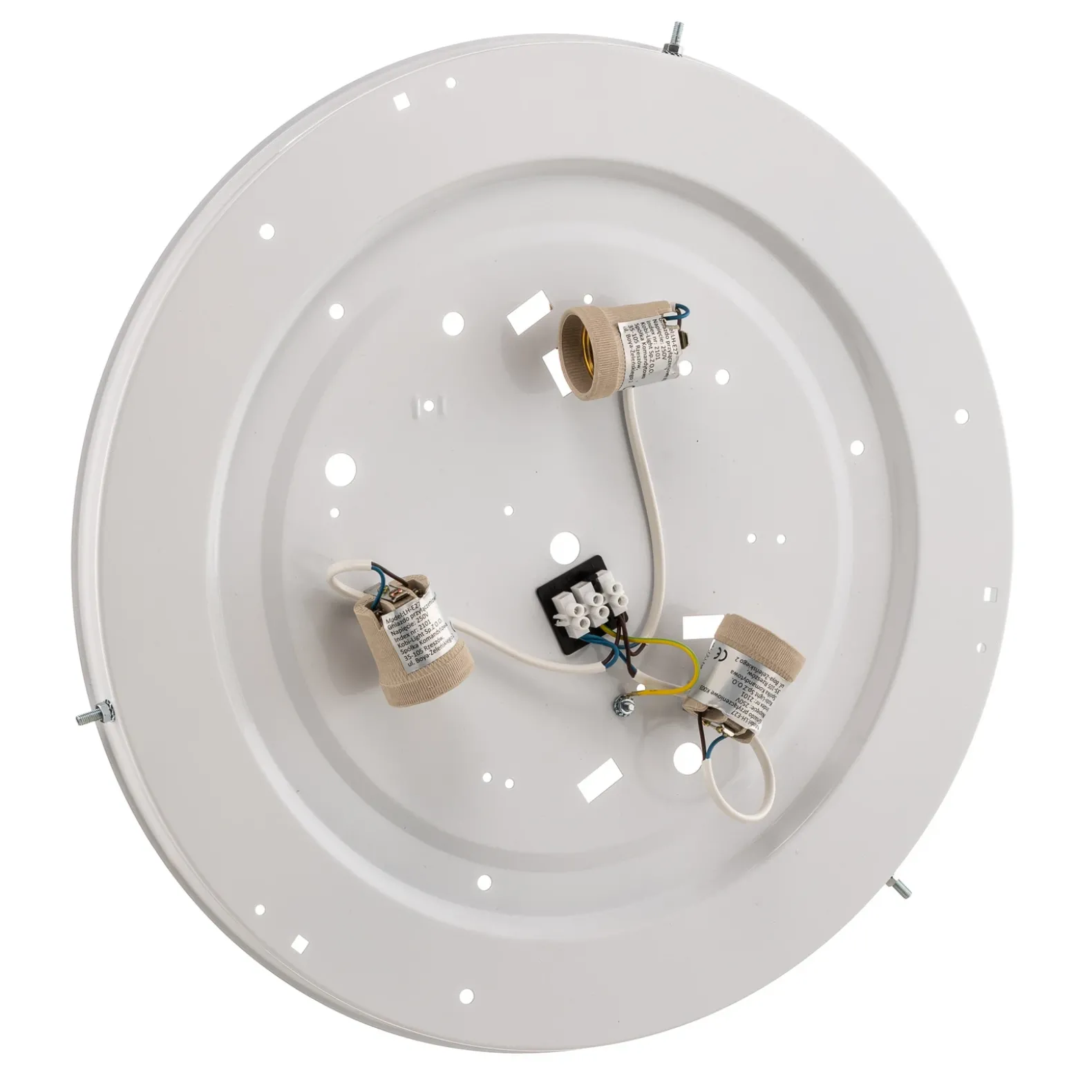 Envostar Zeus lámpara de techo de madera, pino, Ø 47 cm