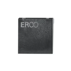 ERCO placa final para riel trifásico, negro