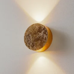 Escale Sunny - aplique LED en brillante dorado
