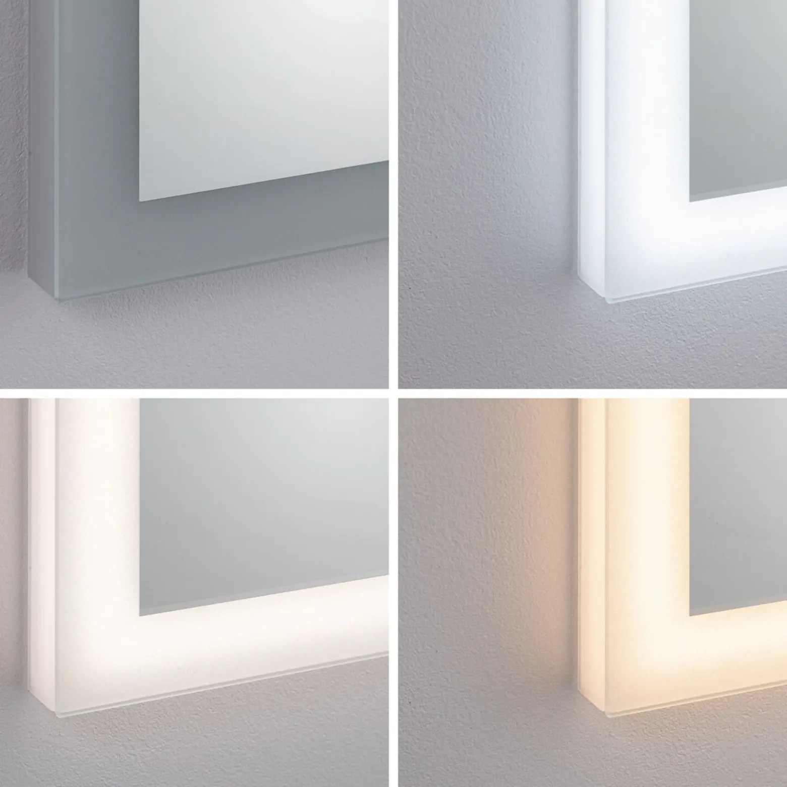 Espejo de pared LED Mirra blanco 60x80 cm IP44 CCT de Paulmann