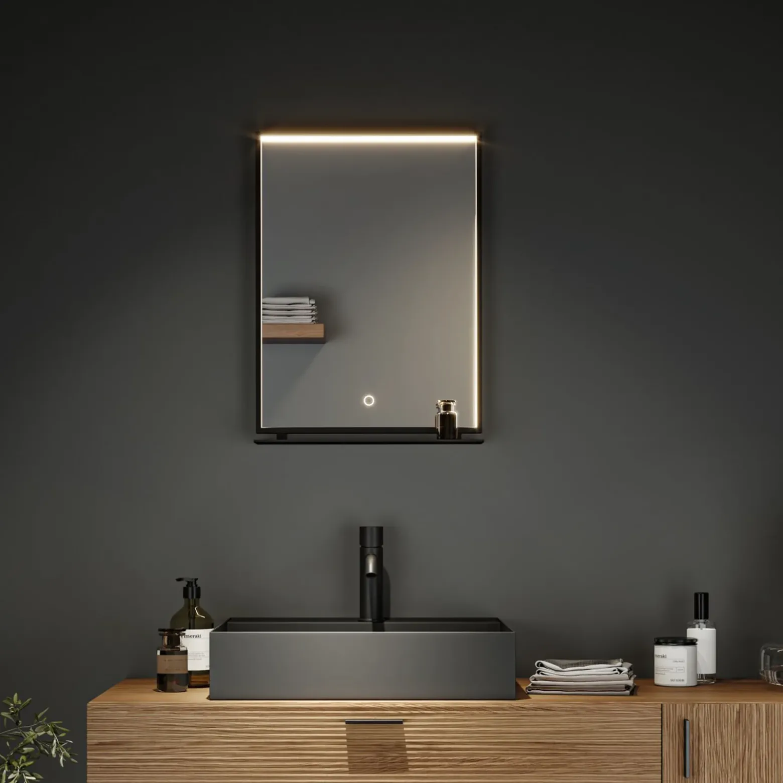 Espejo de pared LED Paulmann Miro CCT 62x45 Backlight
