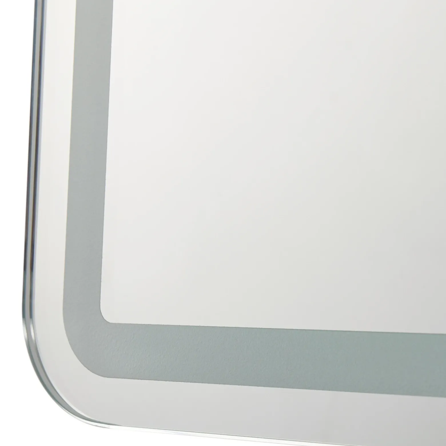 Espejo LED Lucande Celestiel, angular, calefactable, CCT, 70 cm