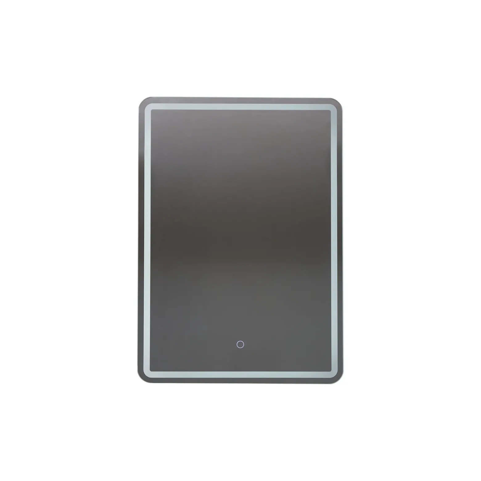 Espejo LED Lucande Celestiel, angular, calefactable, CCT, 70 cm